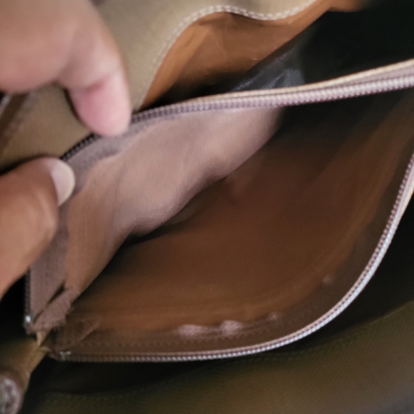 Burberry Nova Check Shadow Horse Handbag Brown Leather Canvas - Picture 9 of 12